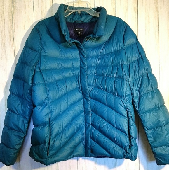 Lands' End Jackets & Blazers - Lands End Puffer Down Jacket Coat